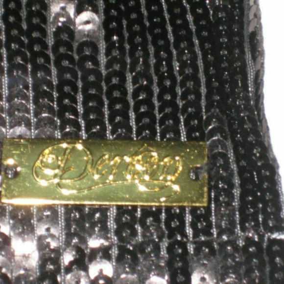 NEW Dereon Beyonce Sequin tuxedo White Black  Cotton Dress PLUS 2X - Picture 5 of 12